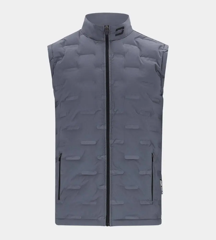 28354e4d7825aa73beb1166b356f2456b76f3916 MEMBERS GILET - CHARCOAL - Image 1