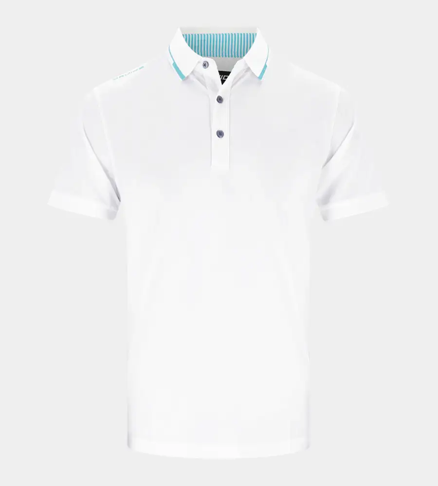 39a847631a742fb4e84f9606d9adbc40b3e72512 LEADER POLO - WHITE - Image 1