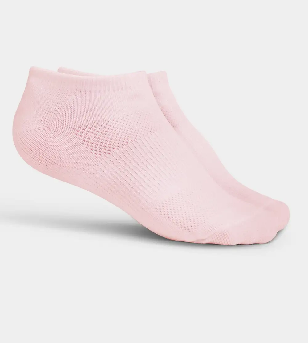 489f5f4d8396b4cef6c4b0d24a933071320bd9b9 LADIES TRAINER ANKLE SOCKS - PINK - Image 1