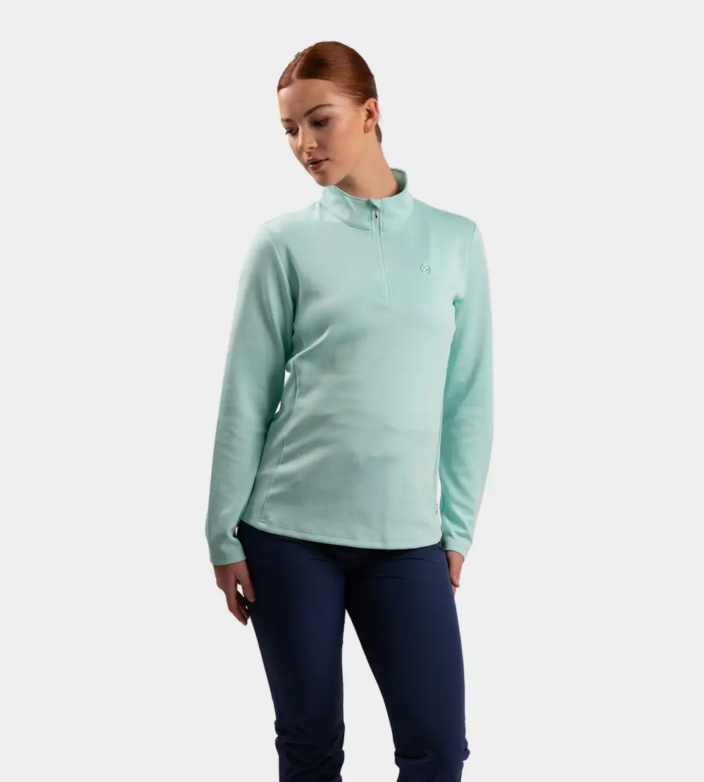 4b359a6301ef8c52ac78aa0a939a6e6500941186 LADIES ULTRA BLEND MIDLAYER - MINT - Image 1