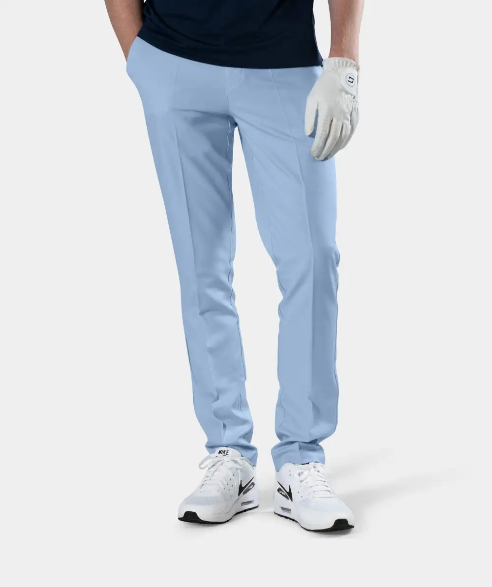 4b64bb24917c009d3fd0e0f4c345181866c119c8 MENS CLIMA GOLF TROUSERS - BLUE - Image 1