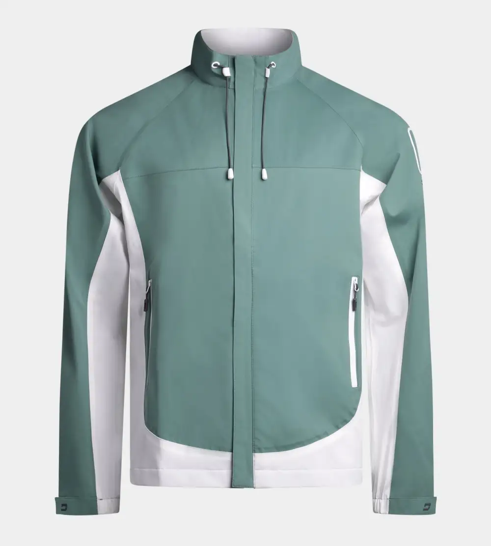 54996ff7008070cea85a3ec3dd25d51b8f1385c1 NADIR RAIN JACKET - SAGE - Image 1