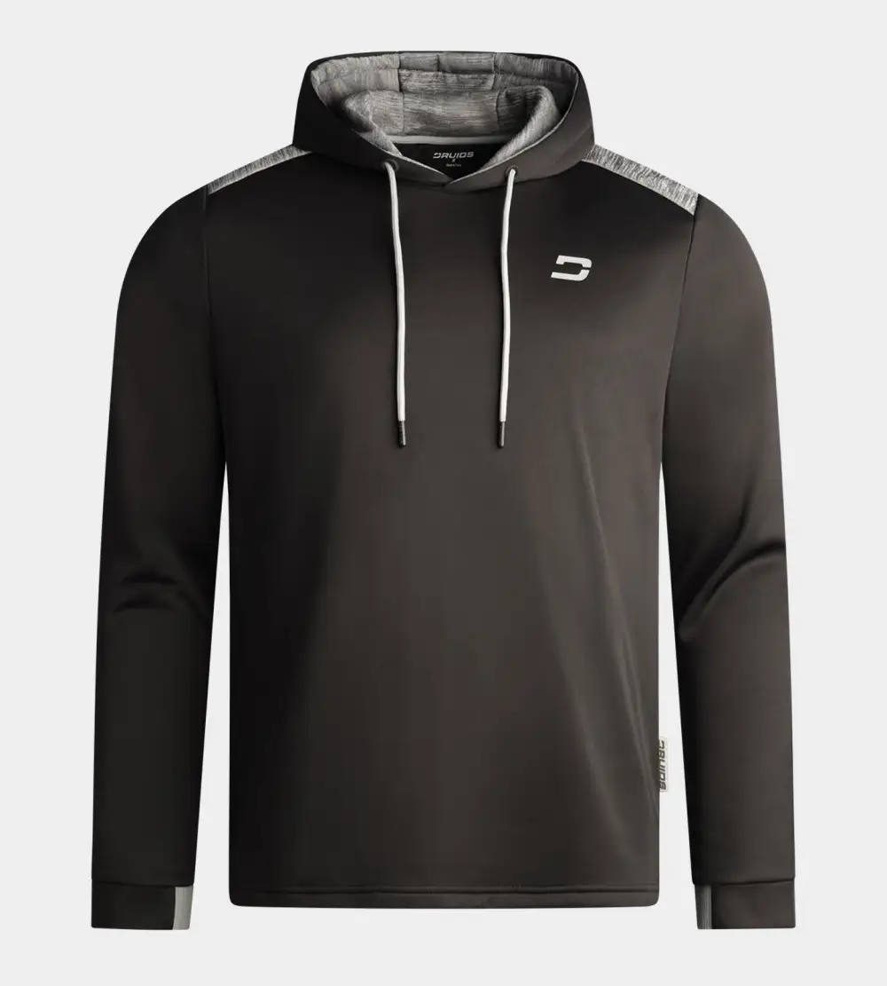 69aa38b5dbf8e341138cb69c474a715325518c38 TEE-TIME HOODIE - BLACK - Image 1