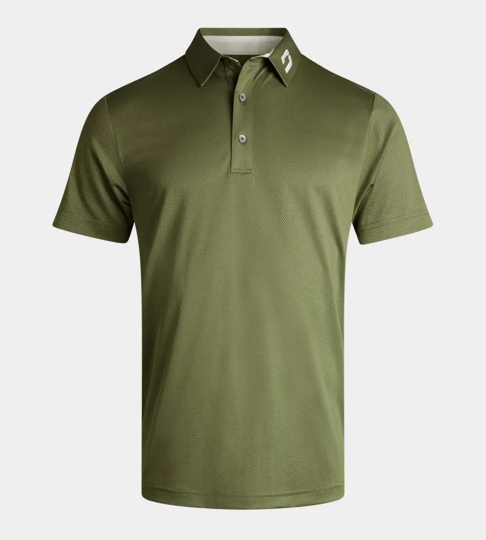 84e6d86e8fe02eb405b5128a28ec748761ade735 HONEYCOMB POLO - KHAKI - Image 1