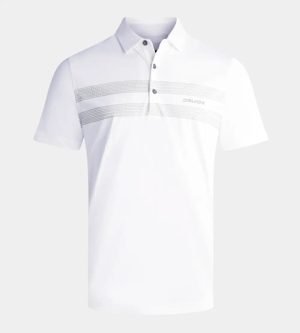 86a033bab7290cd650ffc31e2bf51caca6bd95b6 LINEAR POLO - WHITE - Image 1