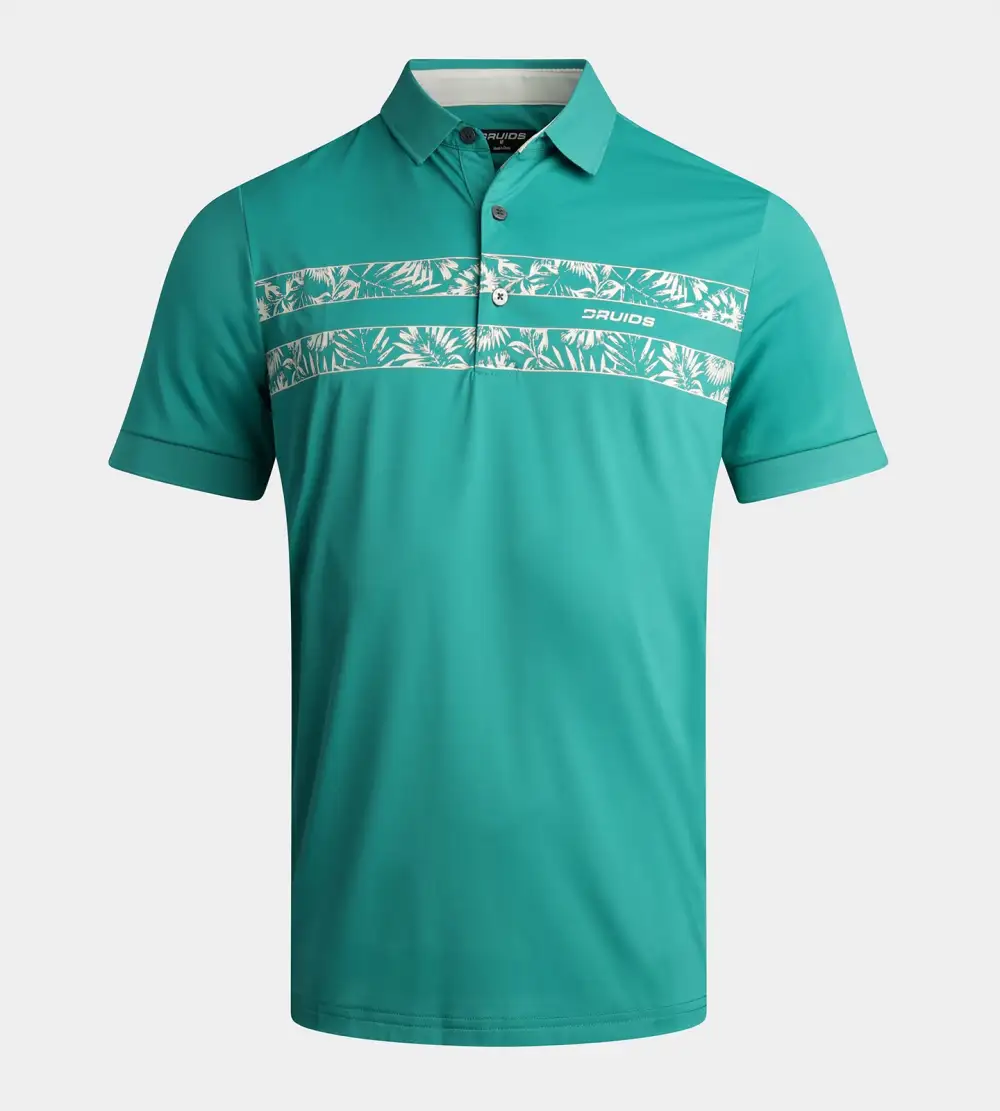 8b3440299fc9004e50bf2e5d3a9b30c4427ac959 TROPICANA POLO - TEAL - Image 1