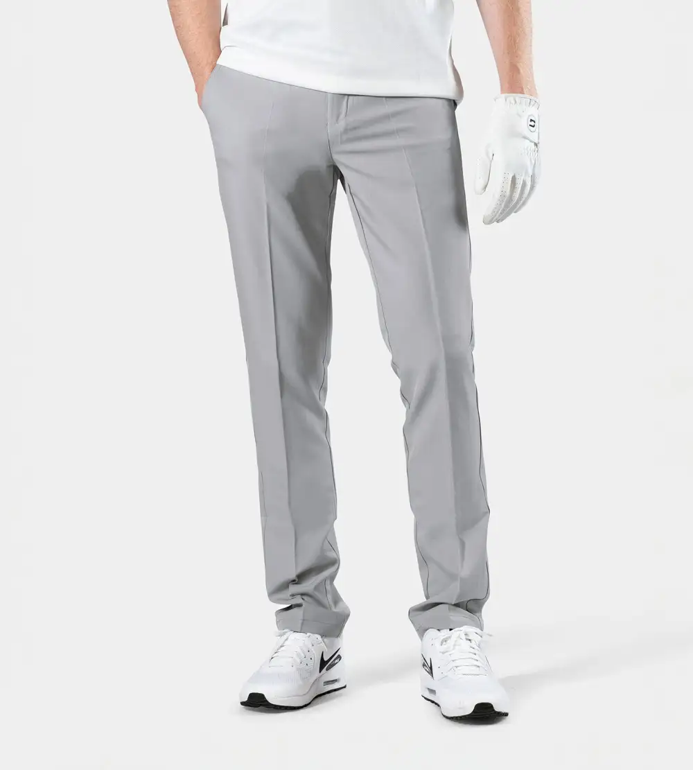 a8785c90460cd511f3625bc3954c91b54d84a134 MENS CLIMA GOLF TROUSERS - GREY - Image 1