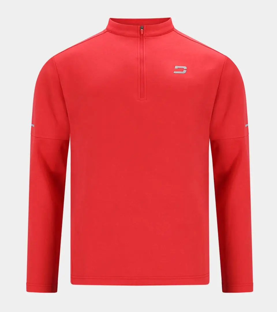 b7bd47ef9b0eb33d4f68b029634bd99ed7692c47 MENS ULTRA FIT MIDLAYER - RED - Image 1