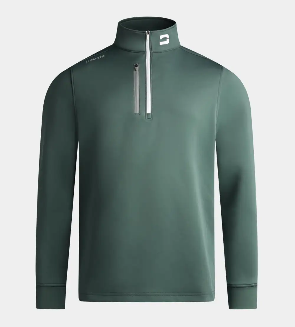 cfe31bab4afac7348c6a25b99ed72b8c5e94eab0 MEN'S ULTRA BLEND GOLF MIDLAYER 1/4 ZIP - SAGE - Image 1