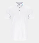 CHEVRON POLO - WHITE