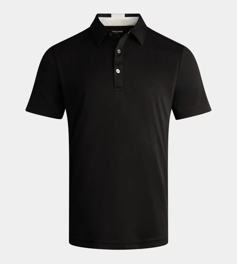 dfe5f6559da4b8ada6391bd498d948cd9ad8d7e7 ACADEMY POLO - BLACK - Image 1