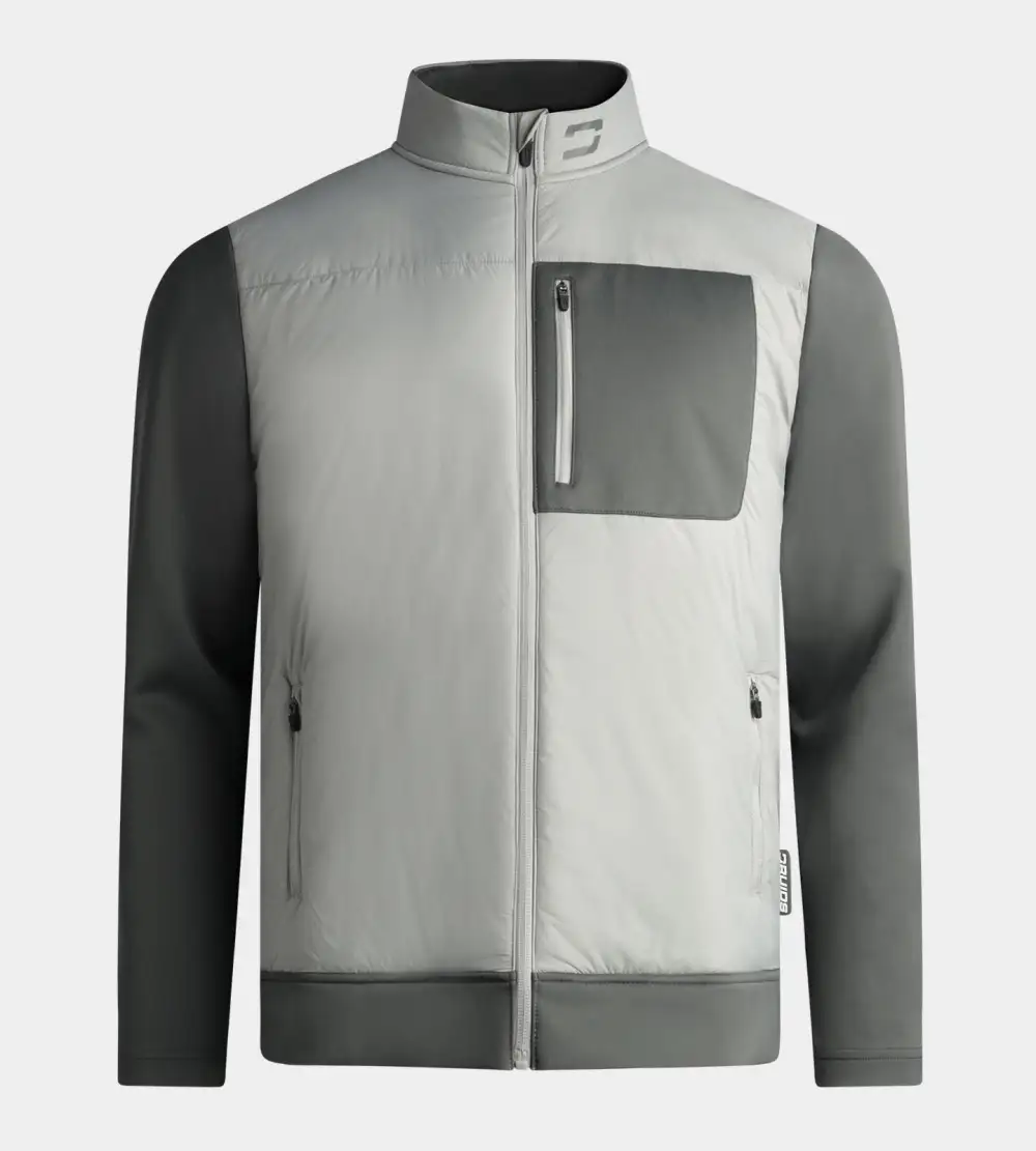 eaf6881ded7f64aec1f4f4bcfc6eb67d2730fd12 LINKS TECH JACKET - GREY - Image 1